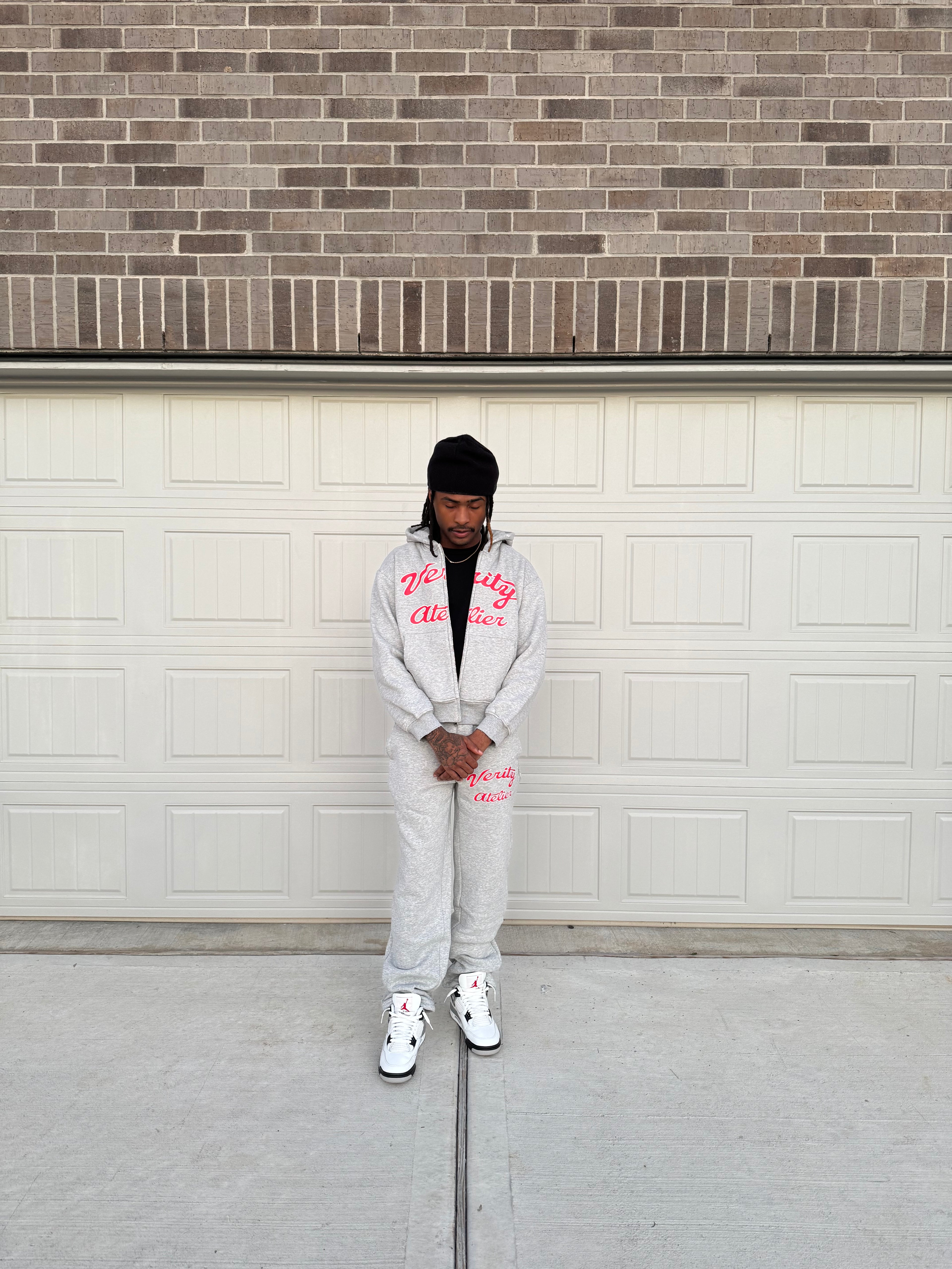 Grey “Foundation” Jogging Suit